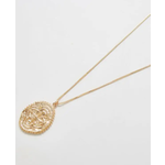 Admiral Row Admiral Row Gold Cross Medallion Necklace