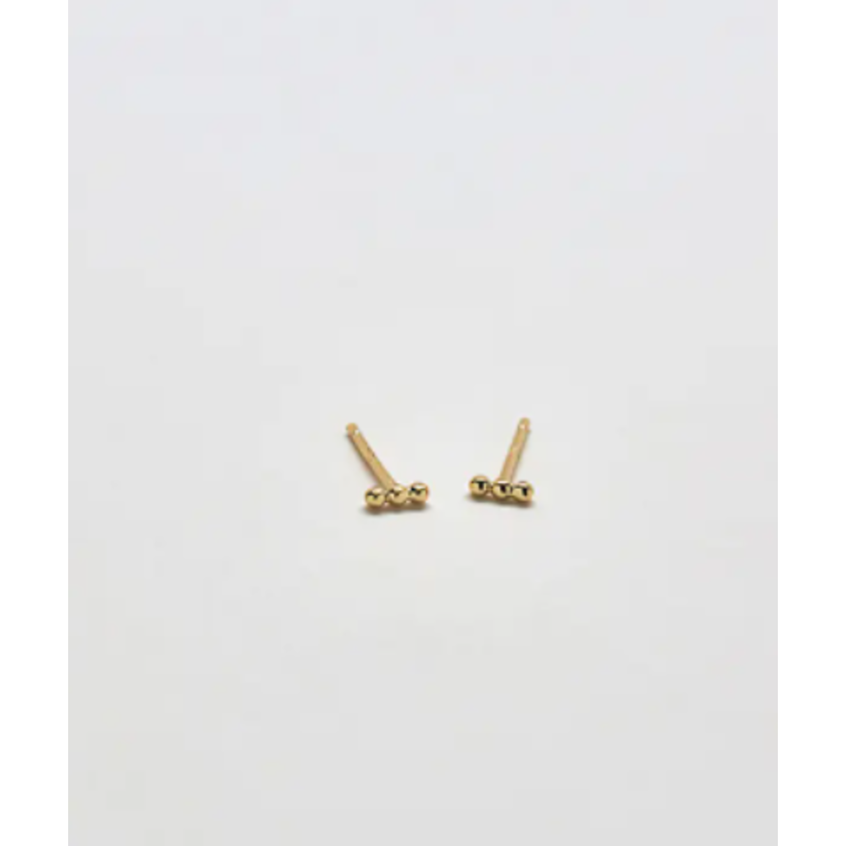 Admiral Row Admiral Row Mini Bead Bar Earing