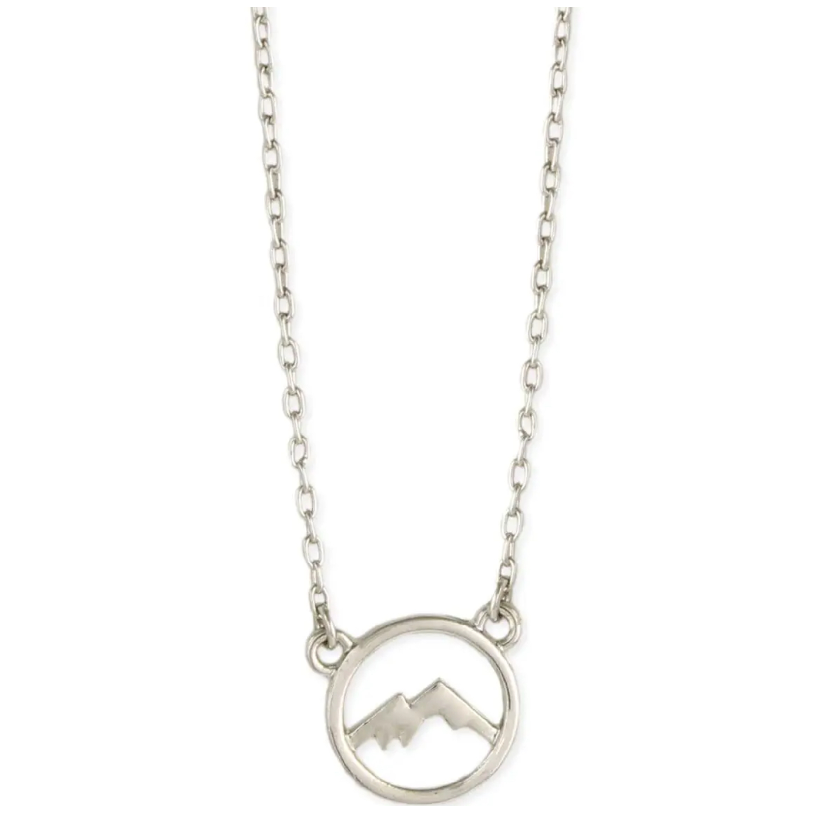 Sterling Silver Mountain necklace – EngravedbyCharity