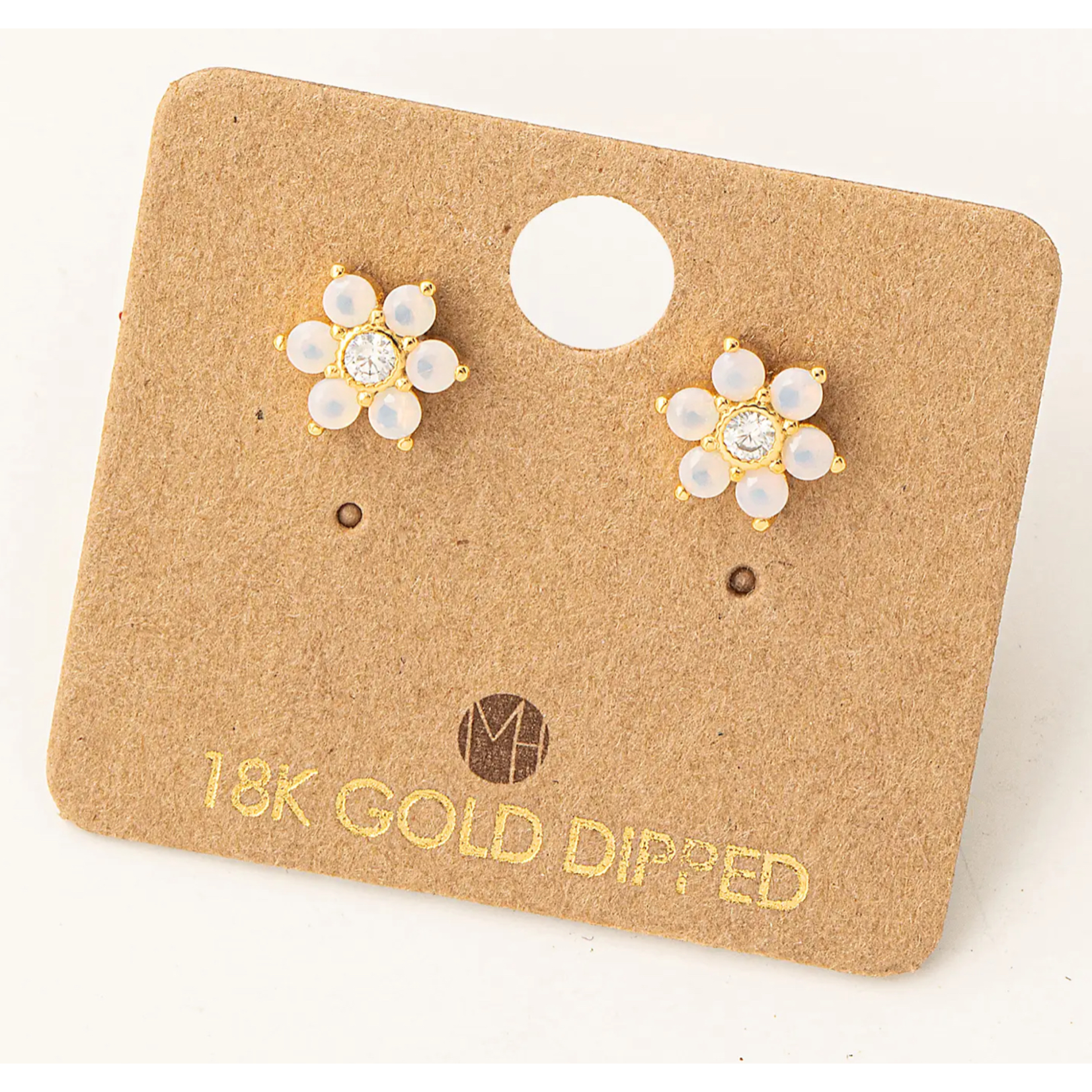 Fame Dainty Flower Stud Earring Pink