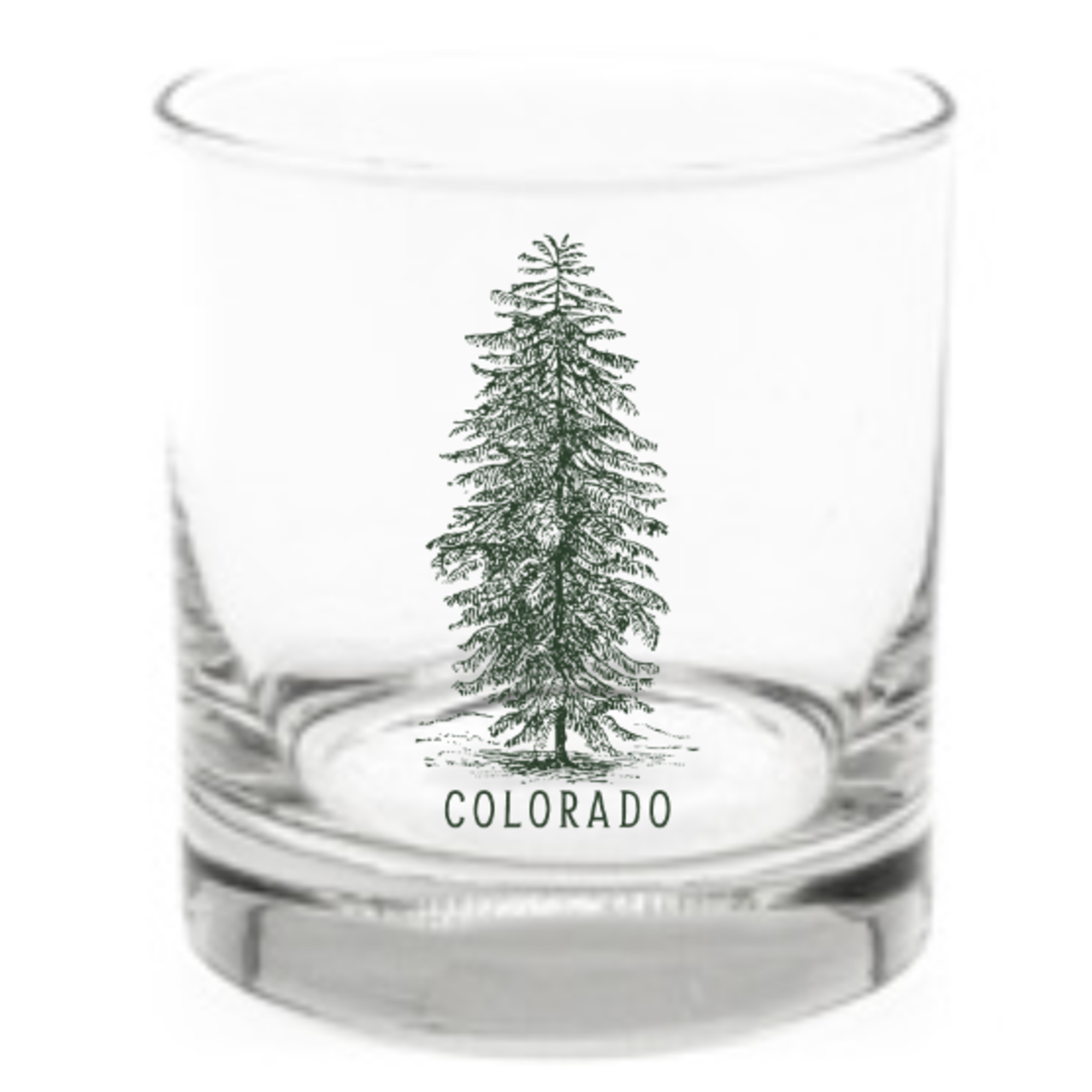 Uluru Uluru Colorado Pine Tree Whiskey Rocks Glass