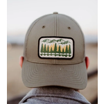 The Montana Scene Montana Scene Tamarack Trees Trucker Olive