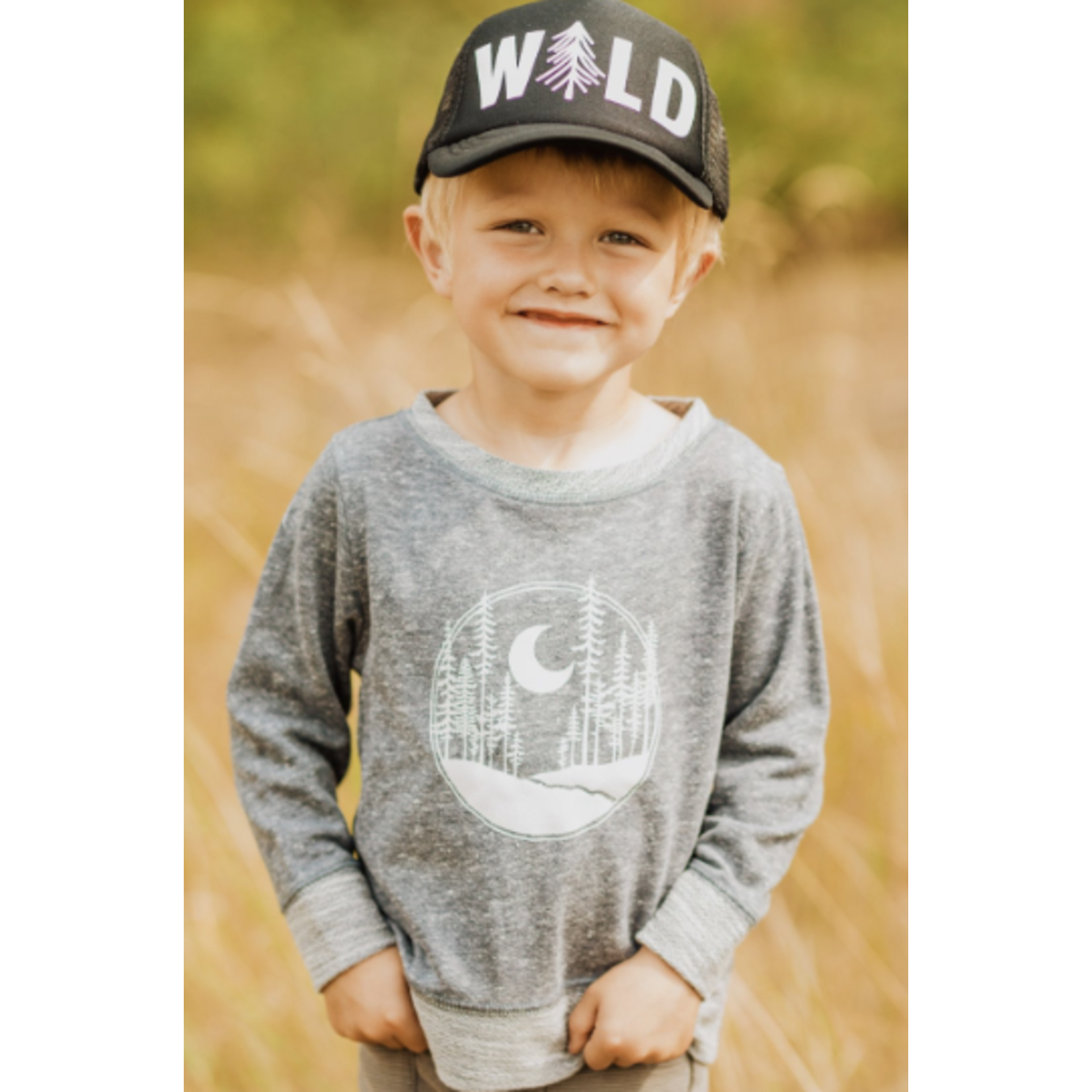 Made of Mountains Made of Mountains Crescent Moon Toddler  Long Sleeve