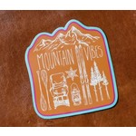 The Montana Scene Montana Scene Mountain Vibes Summer Sticker