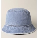 Fashion City FC Frayed Canvas Cotton Denim Bucket