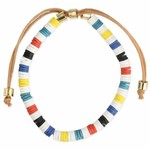 ZAD ZAD High Tide Heishi Bead Pull Bracelet