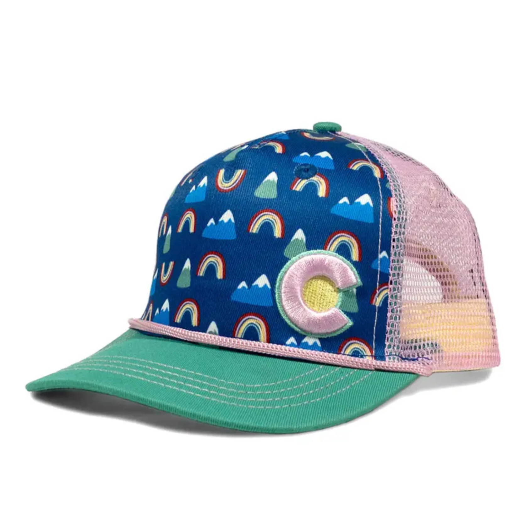 YoColorado YoColorado Kids Mountain Rainbow Hat