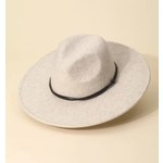 Anarchy Street Anarchy Knot Strap Flat Brim Fedora