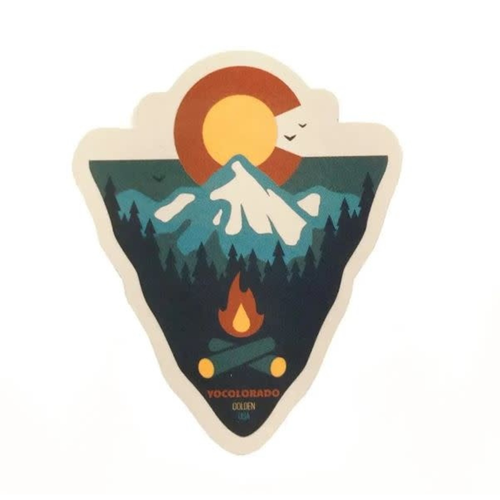 YoColorado YoColorado Colorado Mountain Arrowhead Sticker