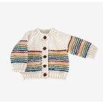 The Blueberry Hill Blueberry Hill Toddler Stripe Cardigan Retro