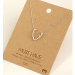 Fame Accessories Fame Classic Antler Necklace Silver