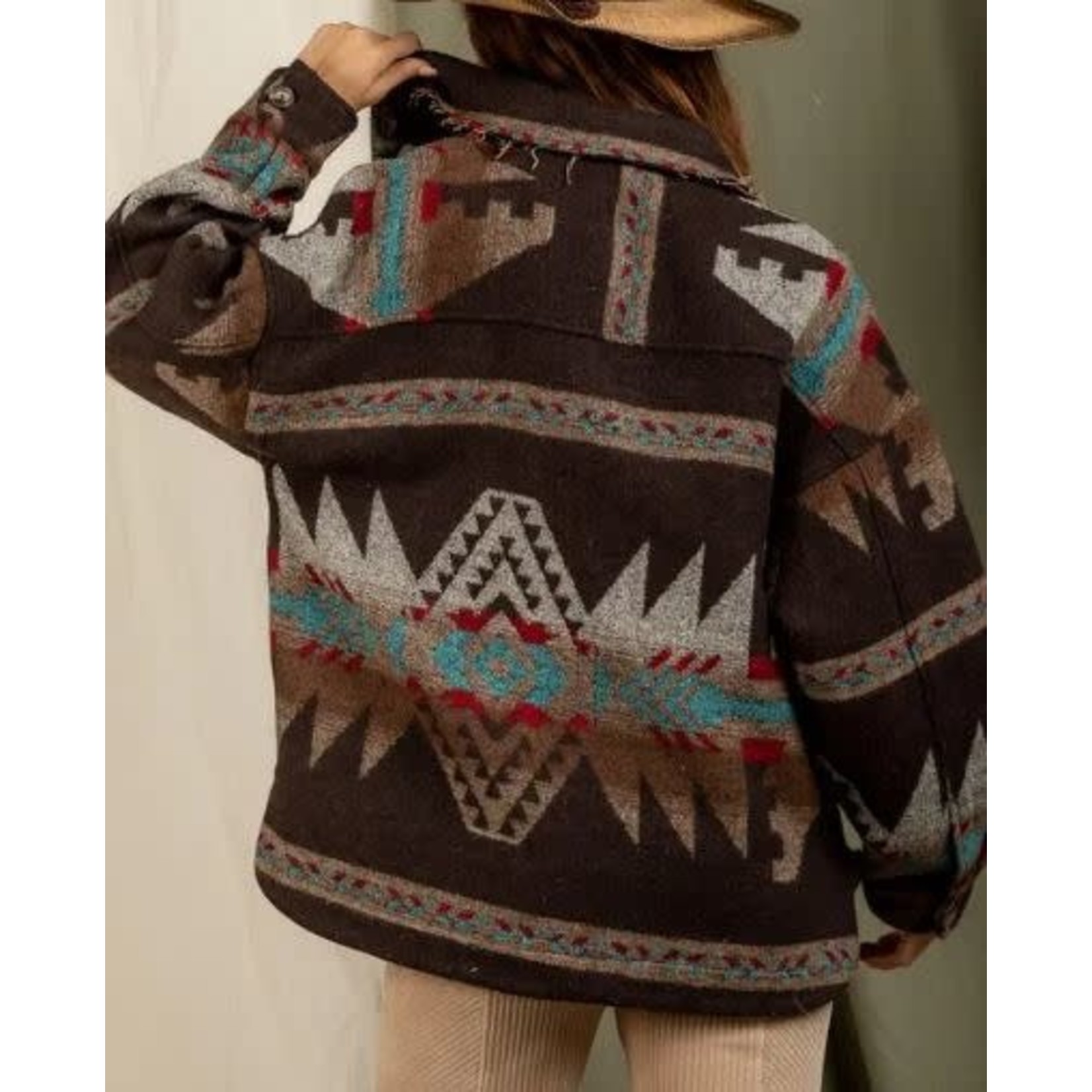 Vanilla Monkey VM Aztec Shacket