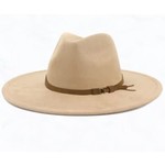 Suzie Q SQ Large Leather Belt Big Brim Hat