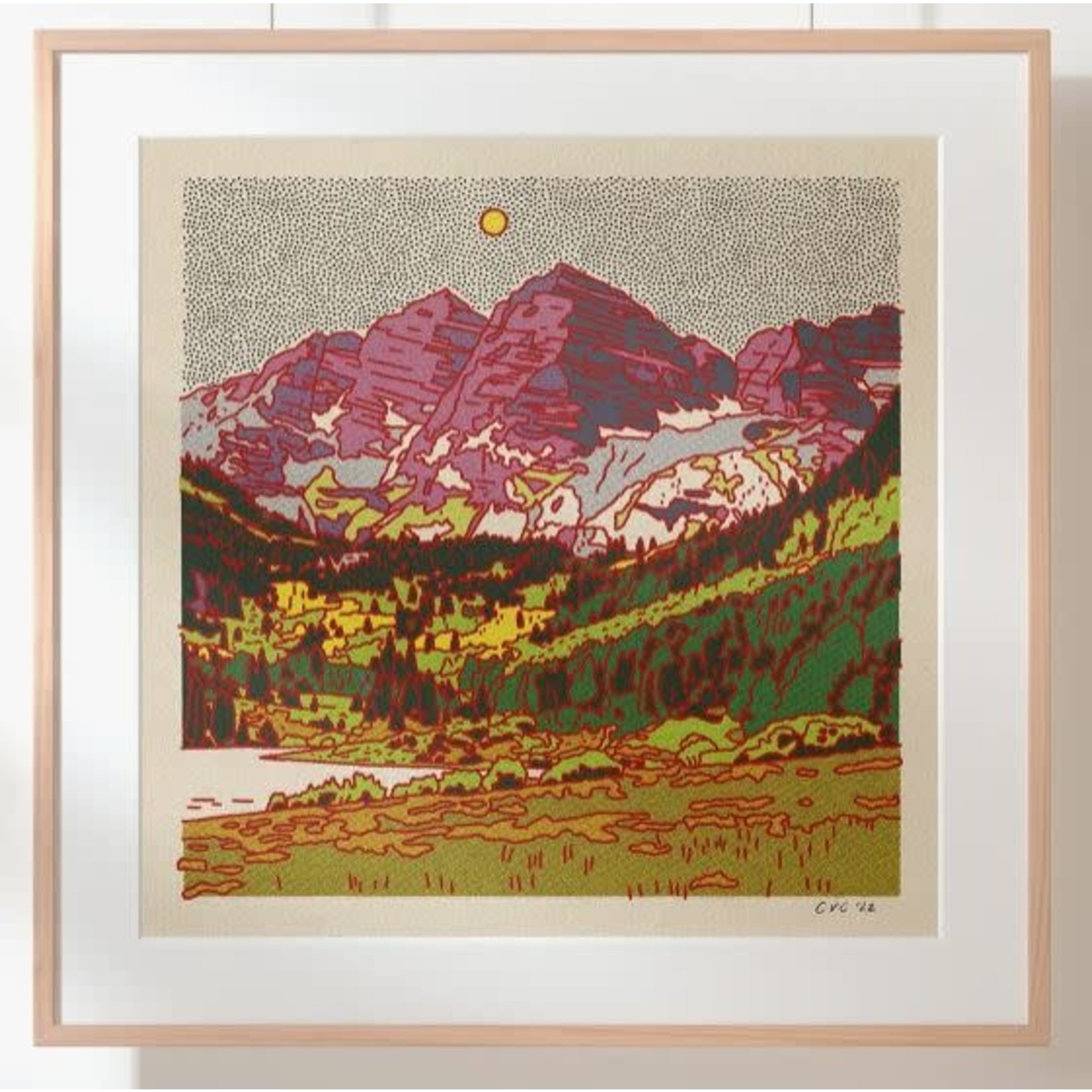 Caroline Clark CClark Desert Mountain #24 12x12