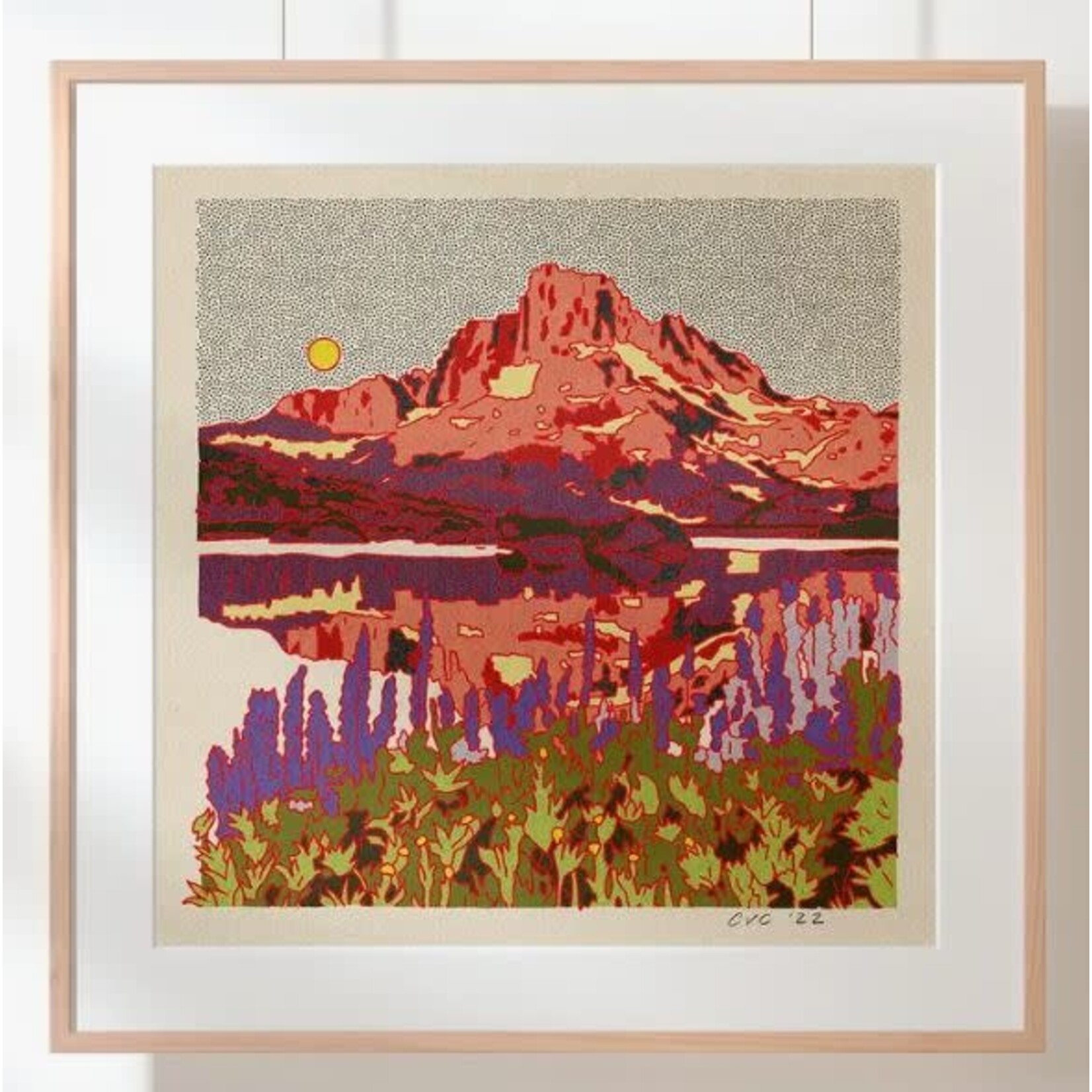 Caroline Clark CClark Reflection in the High Sierra's 12x12
