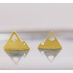 Made of Mountains MM Mini Mountain Studs Gold