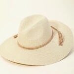 Anarchy Street AS Straw Braided Rope Hat Ivory