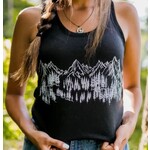 The Montana Scene TMS MNT Sketch Ladies Racerback Tank