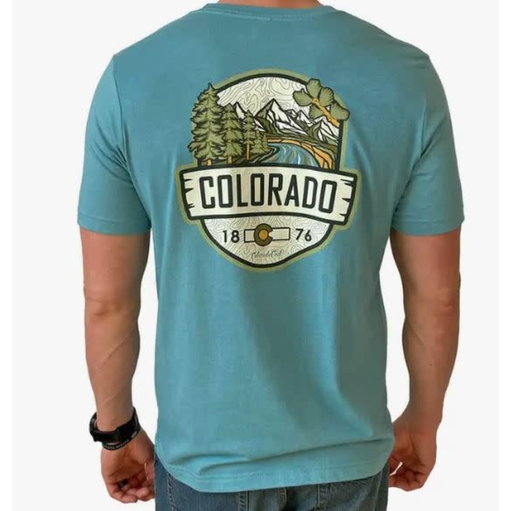 Colorado Cool Colorado WoodlandTrailhead T-Shirt
