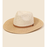 Anarchy Street AS Two Tone Straw Braided Sun Hat Tan