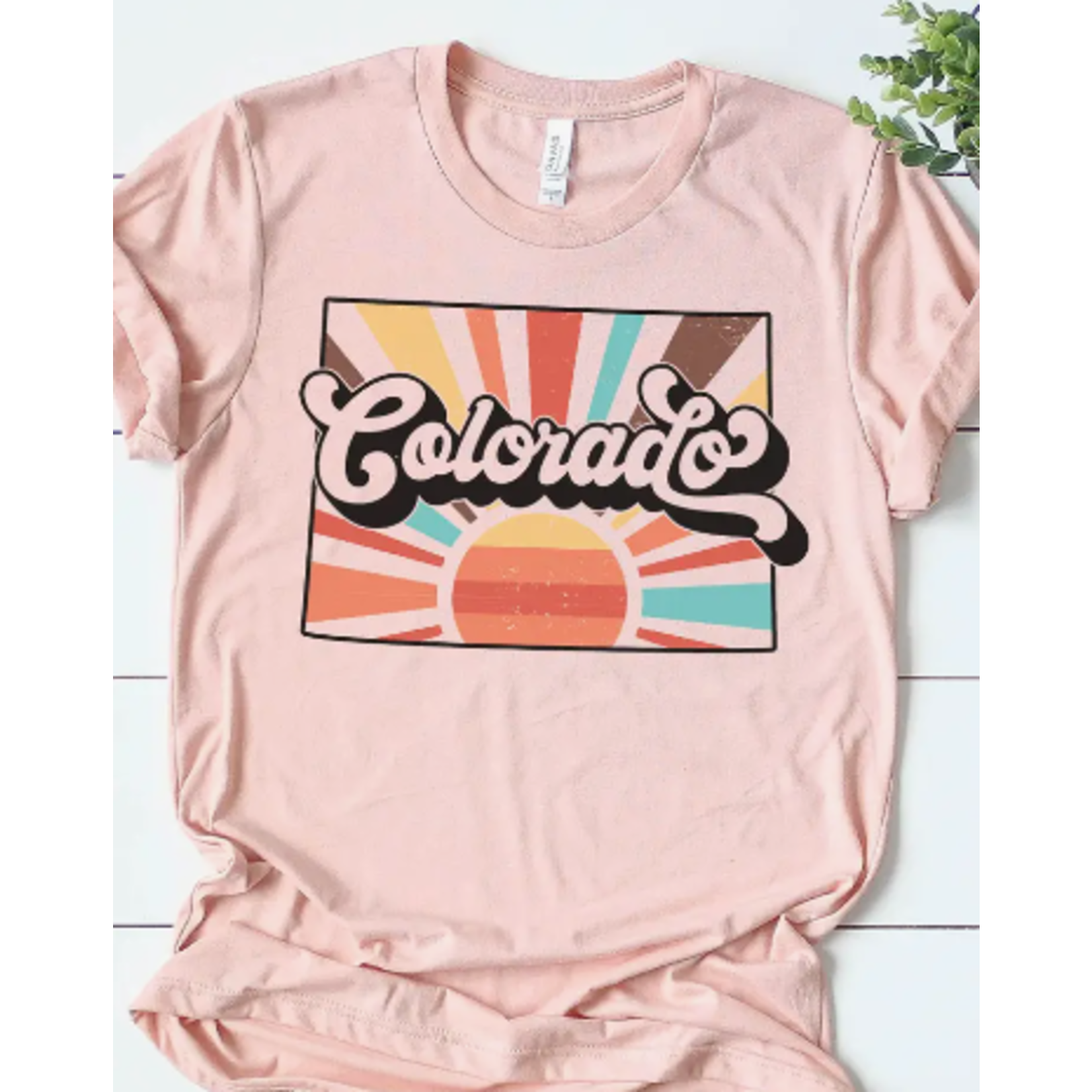 Kissed Apparel Colorado Retro Sun T-Shirt