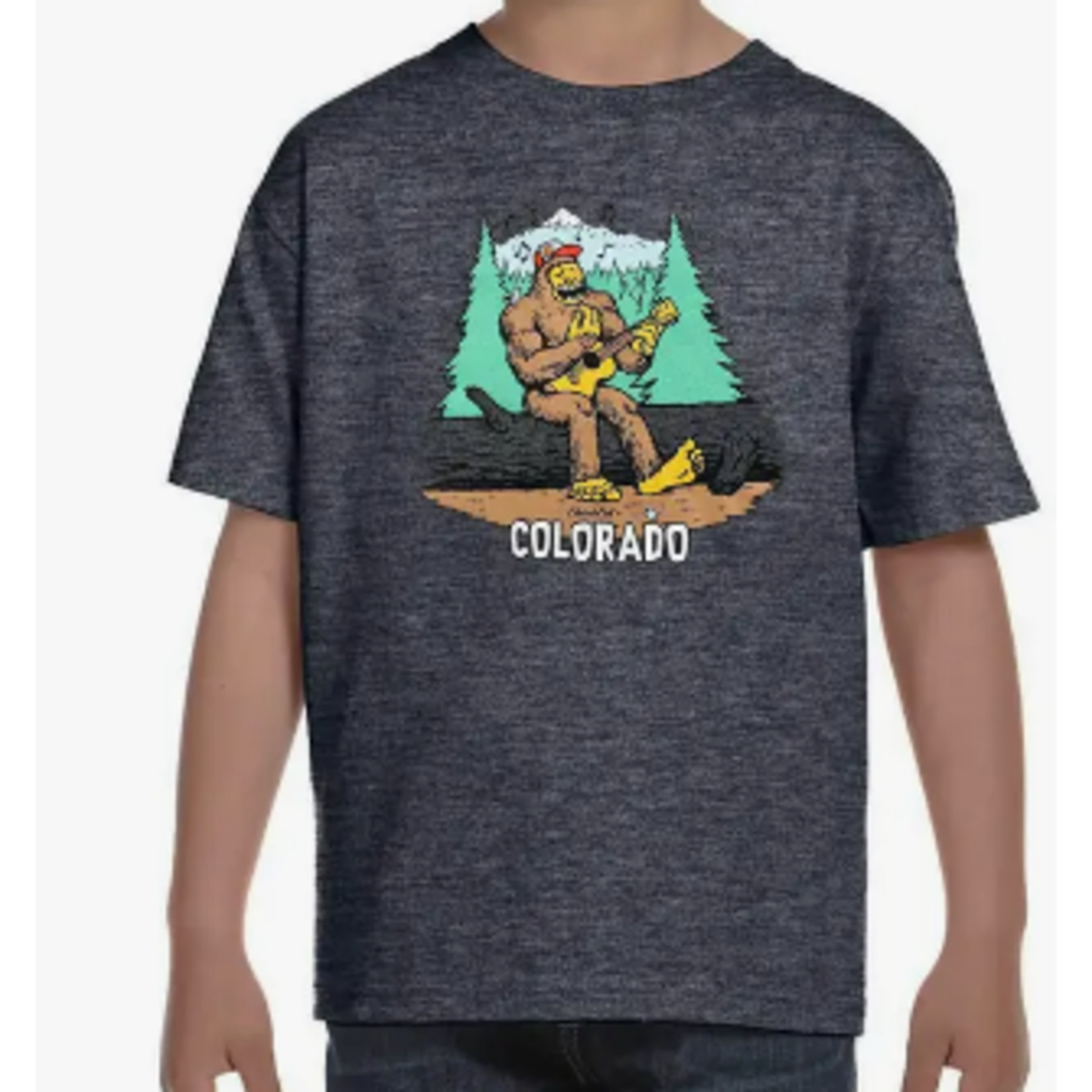 Colorado Cool Coloradocool Jammin' Bigfoot Kids T-Shirt