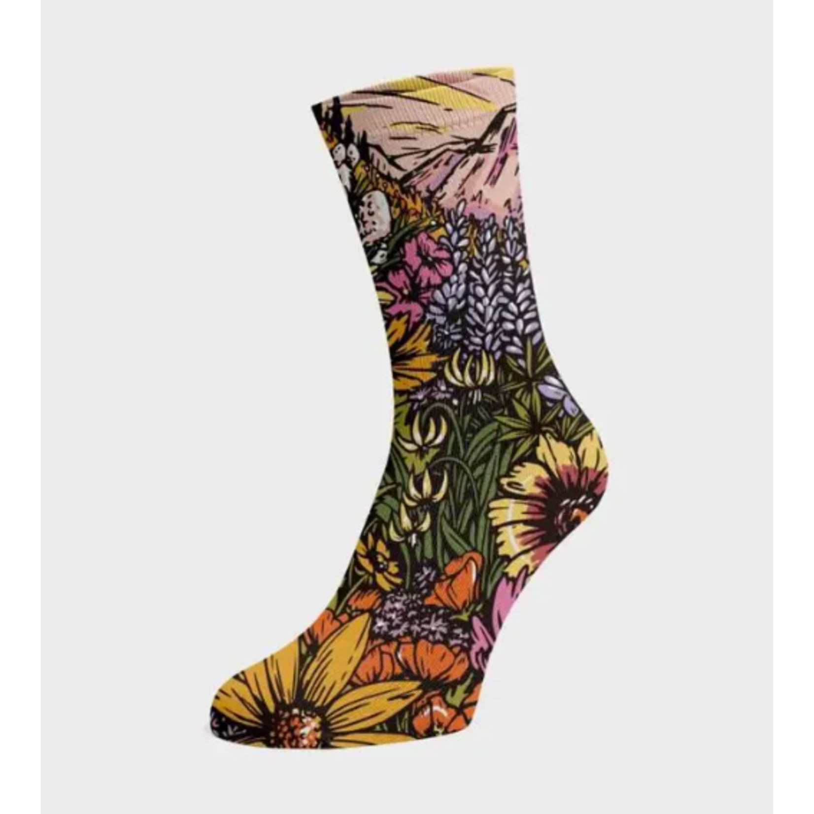 The Montana Scene TMS Flower Socks