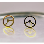 Made of Mountains Mountainscape Stud Earring