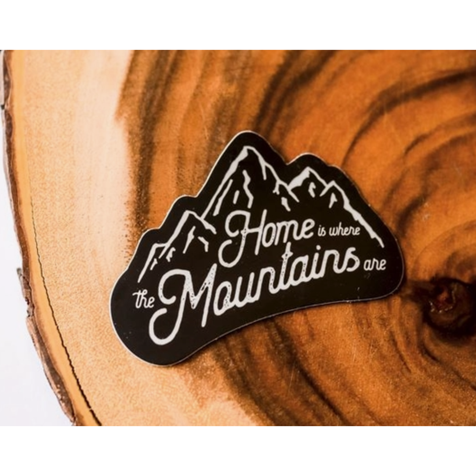 The Montana Scene TMS Home is Where The Mountains are Sticker