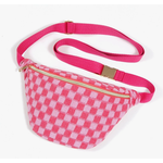 Ellison+Young E&Y Check Yourself Sling Bag Pink