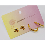 Ellison+Young E&Y Magic Twinkle and Hoop Earring Set