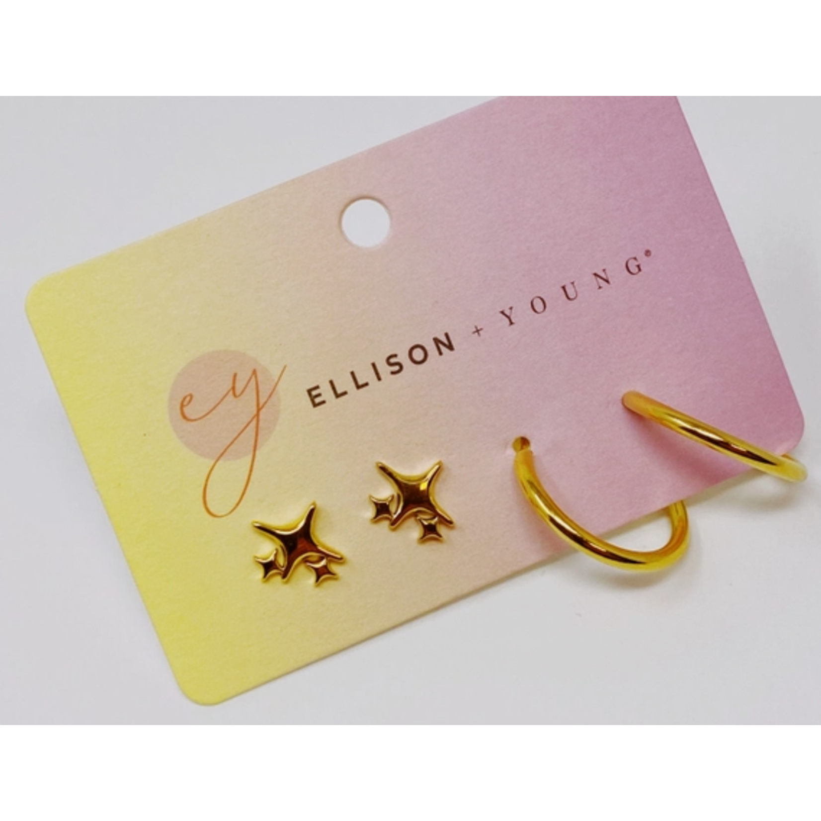 Ellison+Young E&Y Magic Twinkle and Hoop Earring Set