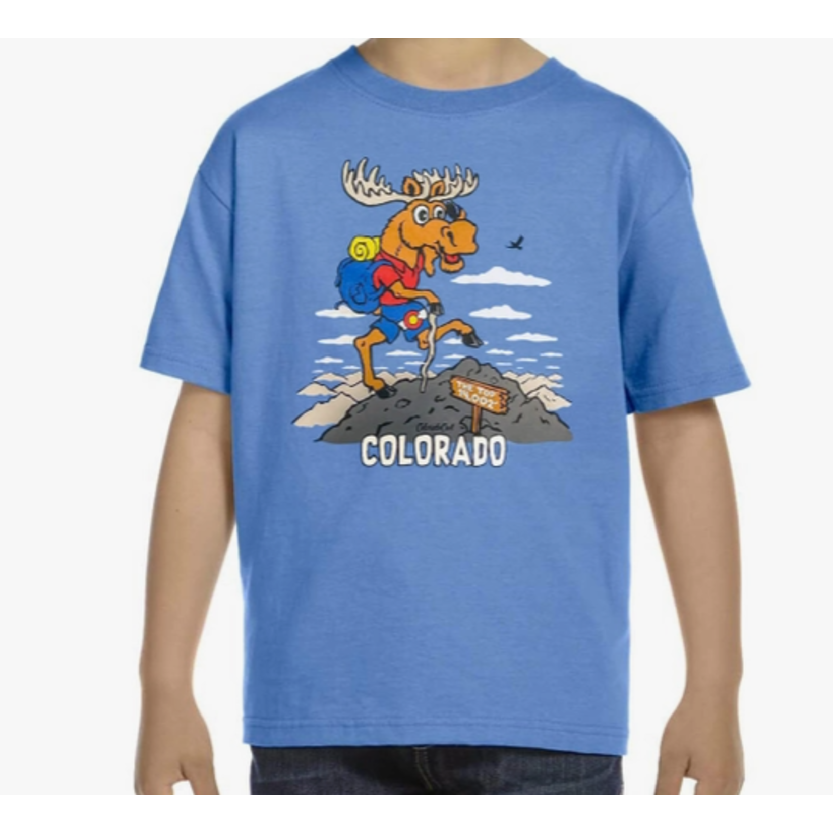 Colorado Cool CC Hikin' Moose Kids T-Shirt