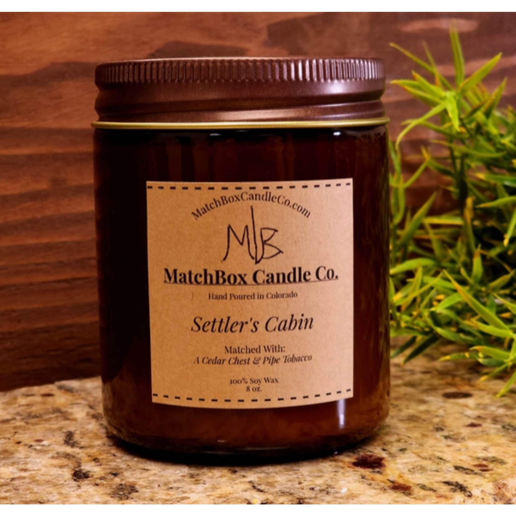 Matchbox Candle Co. MatchBox Colorado Settlers Cabin 9oz Candle