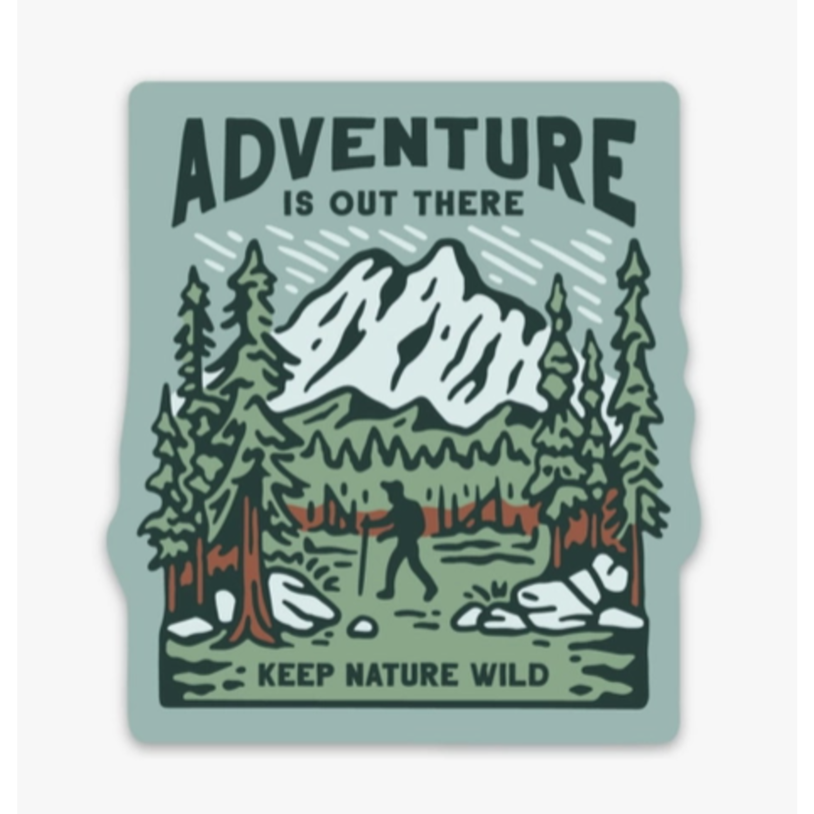 Keep Nature Wild KNW Adventure Out There Sticker
