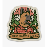 Keep Nature Wild KNW Woodland Woof | Sticker