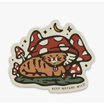 Keep Nature Wild KNW Toadstool Tabby Sticker