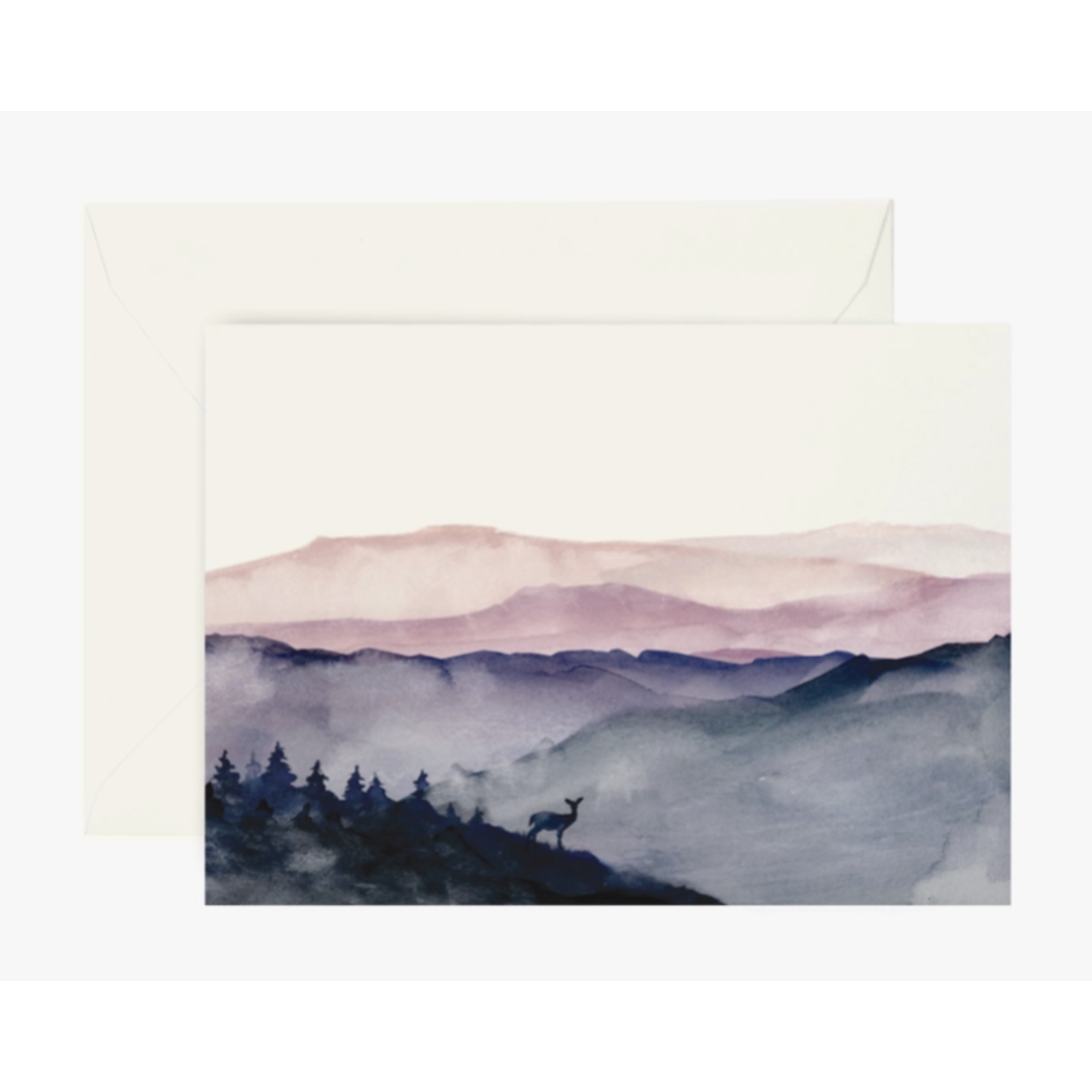Lana's Shop Lana's Shop Purple Mountain Greeting Card