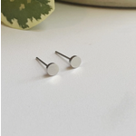 Wild Juniper WJ Silver Stud Earrings - Hypoallergenic Studs - Tiny Circles