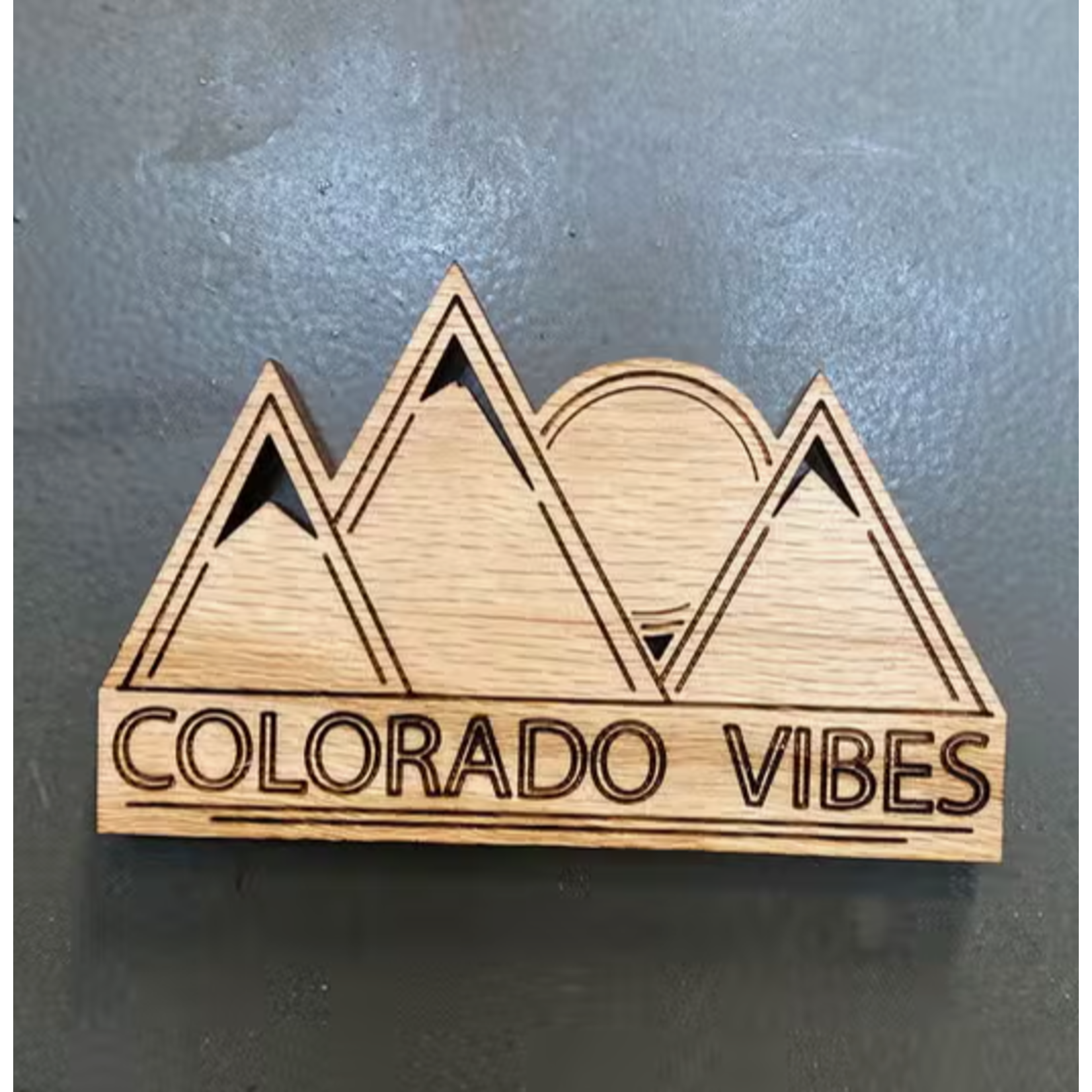 Akinz Akinz Colorado Vibes Wood Magnet