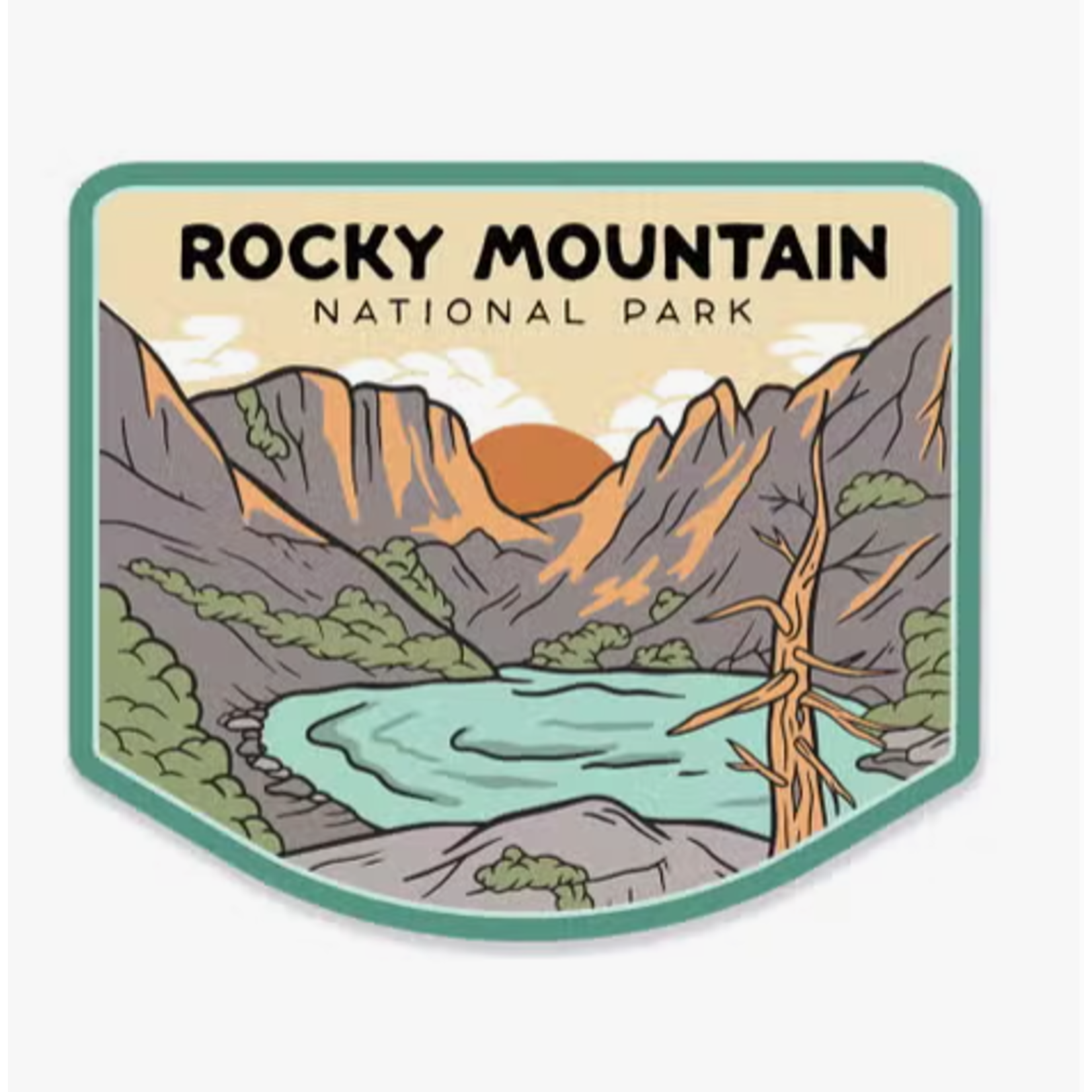 Keep Nature Wild KNW Rocky Mountain National Park | Sticker