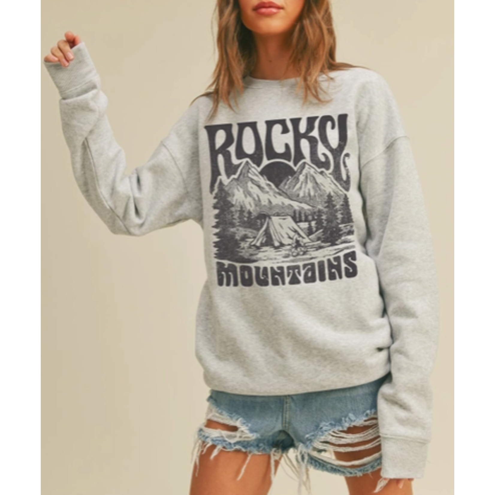 Honestee Honestee Rocky Mountain Crewneck