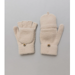 Leto Accessories Leto Cozy Knit Convertible Gloves Beige