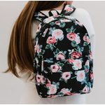 Modern+Chic KC Rosalie Floral Print Backpack Black