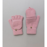 Leto Accessories Leto Cozy Knit Convertible Gloves Blush