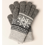 Fashion City FC Men's Premium Wool Gloves Gray