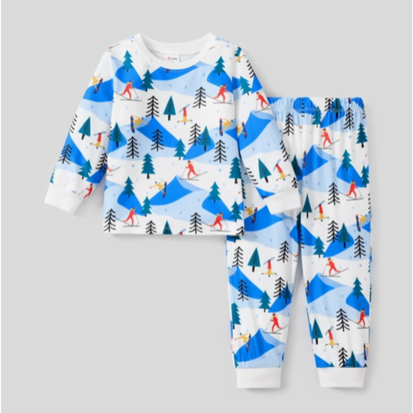 PatPat Toddler/Kid Winter Ski PJs