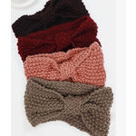 Vanilla Monkey Winter Knitted Crochet Bow Headband