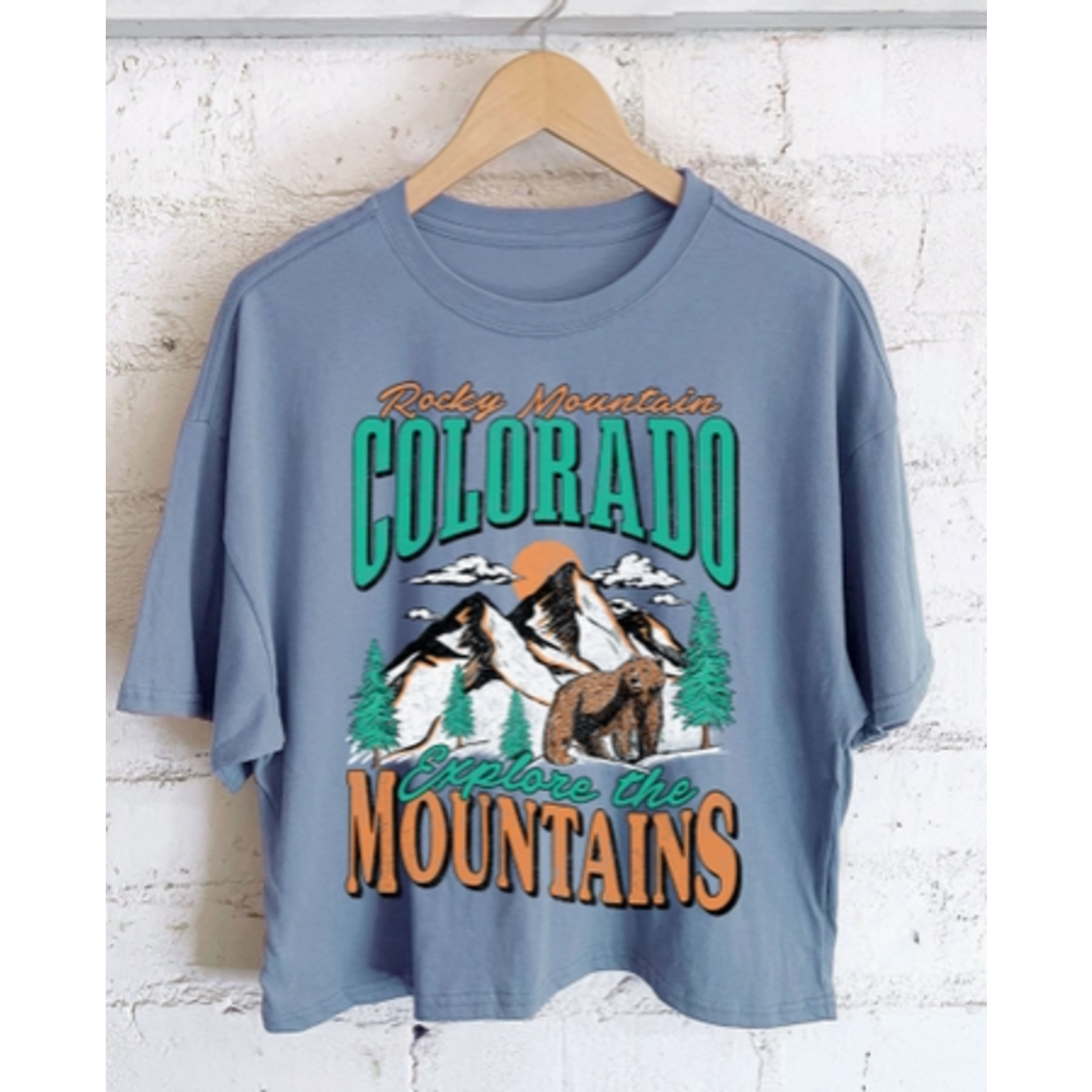 Rustee Clothing Rustee Colorado RM Long Crop T-Shirt