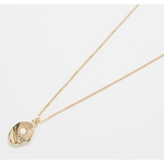 Admiral Row AR Gold Opal Sun Medallion Necklace